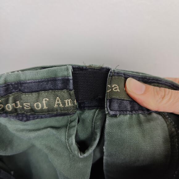 Boy Scouts of America Convertible Hiking Pants Boys 10 Green Shorts Adjustable - Picture 8 of 11